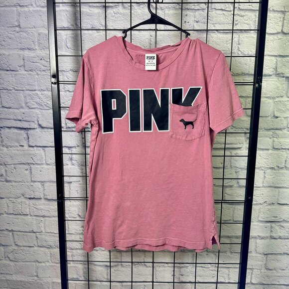 victoria secret pink oversized t shirt campus size XS - Picture 1 of 4